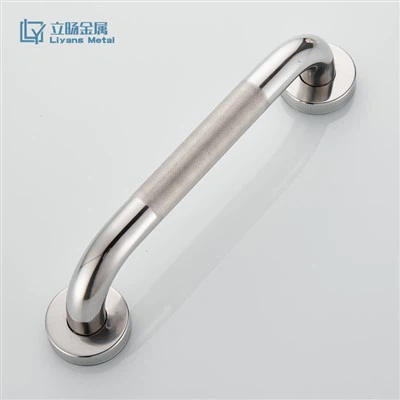 Knurled   Chrome   Grab   Bar